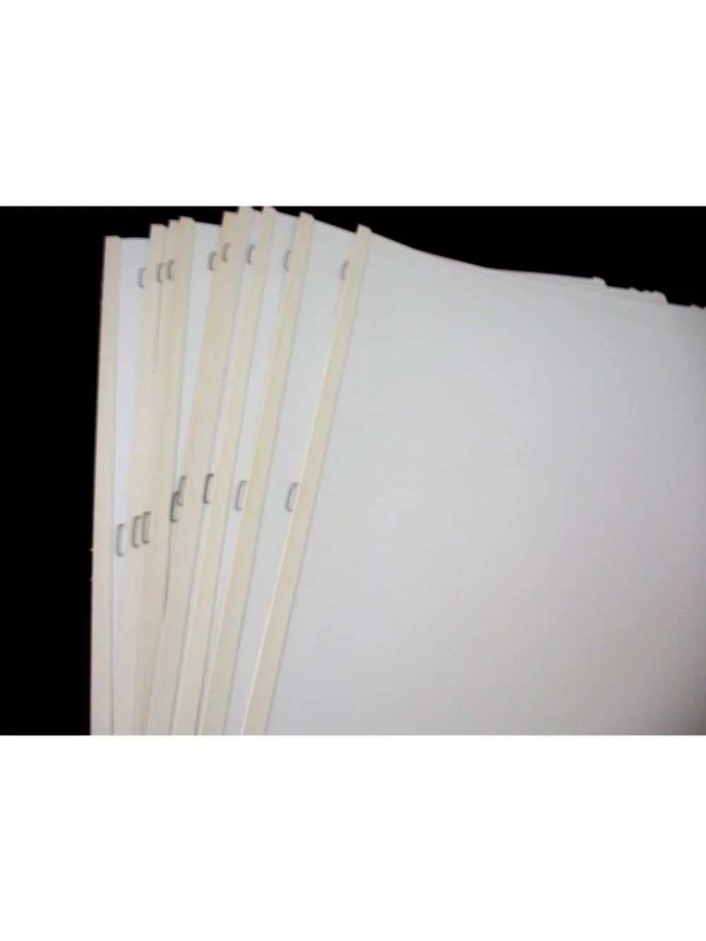 Large Lot Loose Creative Memories 12x15 White Scrapbook Pages